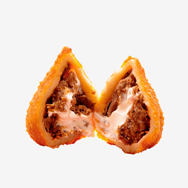 Coxinha de costela com cream chesse